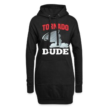 Tornado Typ Sturmjäger - Hoodie-Kleid - Schwarz - Vorne