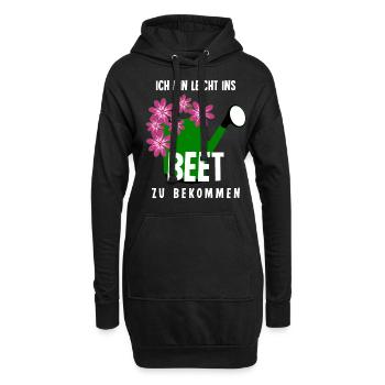 Garten Gärtner Galabauer Witz Galabau - Hoodie-Kleid - Schwarz - Vorne