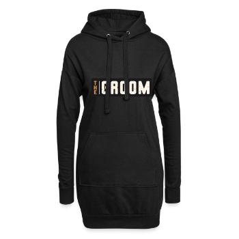 Bräutigam Junggesellenabschied Hochzeit Verlobung - Hoodie-Kleid - Schwarz - Vorne