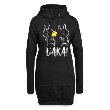 Anime Merch - Baka - Hoodie-Kleid - Schwarz - Vorne