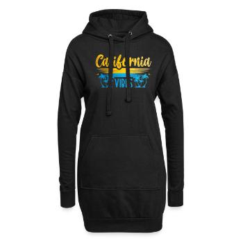 California Vibes America Kalifornische Usa - Hoodie Dress - black - Front
