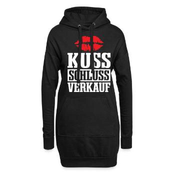 Poltern JGA Frauen Braut Junggesellenabschied - Hoodie-Kleid - Schwarz - Vorne