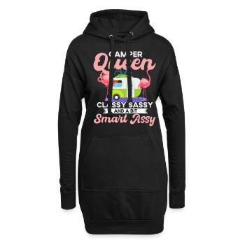 Camper Queen Classy Sassy And A Bit Smart Assy - Hoodie-Kleid - Schwarz - Vorne