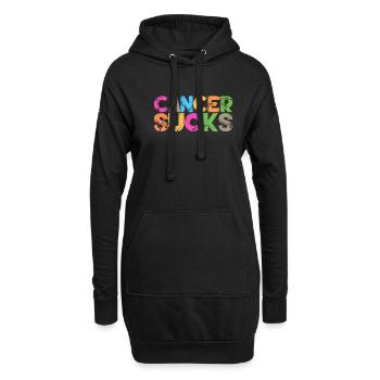 Krebs - Hoodie-Kleid - Schwarz - Vorne