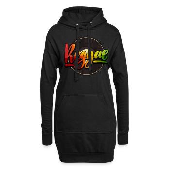 Good Vibes Only Rastafari Rasta Jamaica Reggae - Sweat-shirt à capuche long Femme - noir - Devant