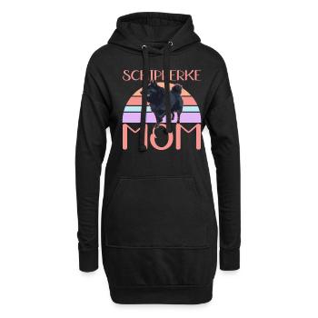 Schipperke Maman Propriétaire de Chien Propriétaire Chien Cadeau - Sweat-shirt à capuche long Femme - noir - Devant
