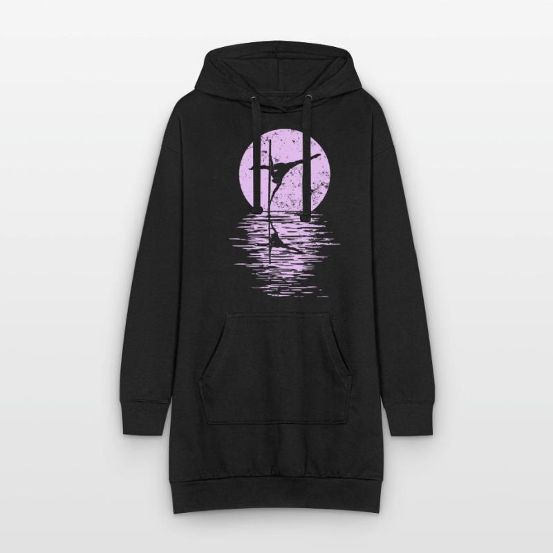 Pole Dance Dancer, Pole Dance, Pole Dancing Sweat-shirt à capuche long Femme
