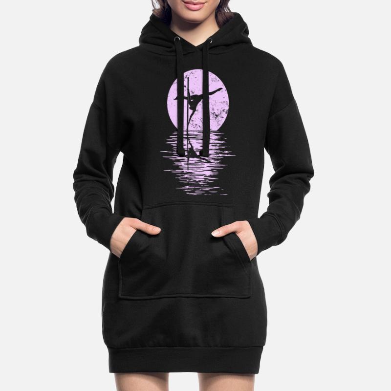 Pole Dance Dancer, Pole Dance, Pole Dancing Sweat-shirt à capuche long Femme