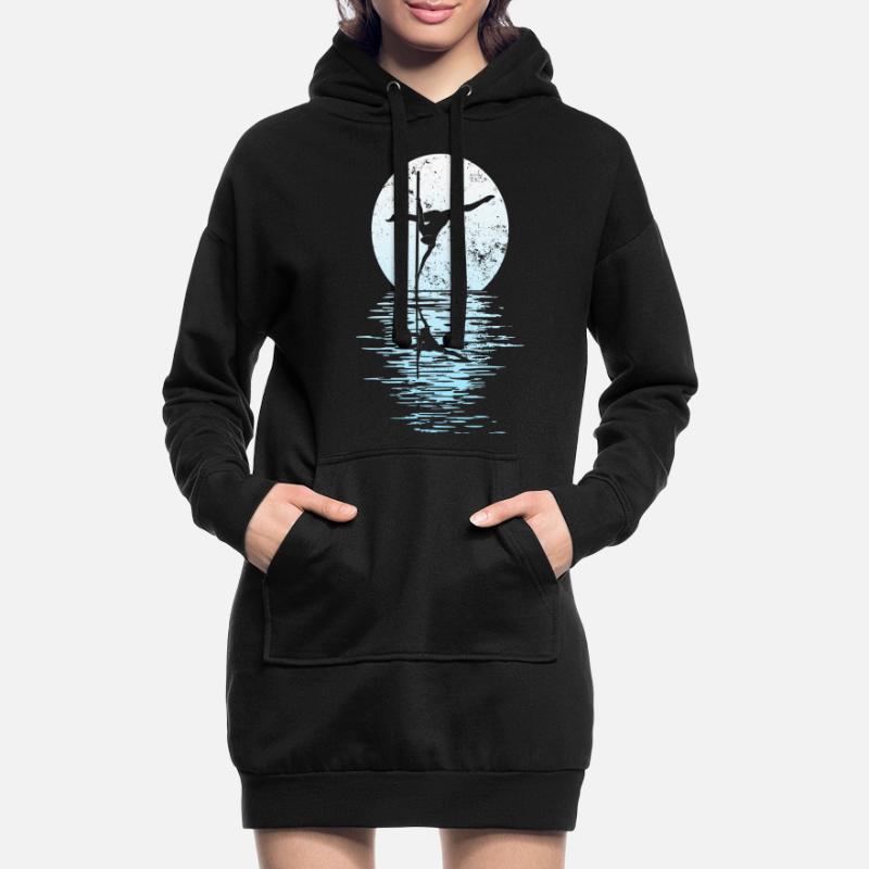 Pole Dance Dancer, Pole Dance, Pole Dancing Sweat-shirt à capuche long Femme