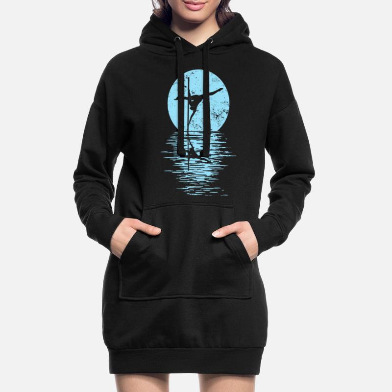 Pole Dance Dancer, Pole Dance, Pole Dancing Sweat-shirt à capuche long Femme