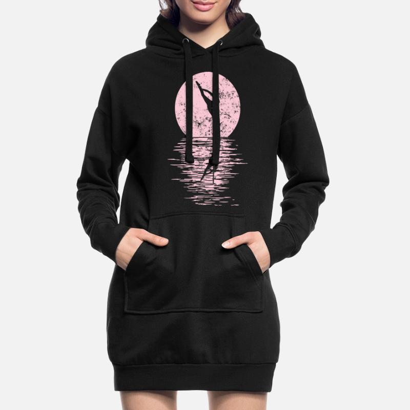 Pole Dance Dancer, Pole Dance, Pole Dancing Sweat-shirt à capuche long Femme
