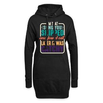 Je suis cette chanson que tu as sautée 2 - Sweat-shirt à capuche long Femme - noir - Devant