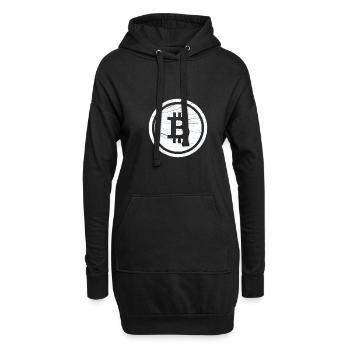 Hodler Bitcoin BTC Crypto Miner - Sweat-shirt à capuche long Femme - noir - Devant
