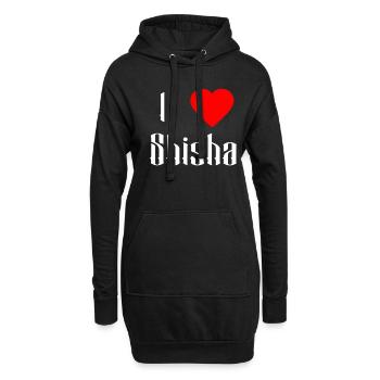 Shisha Cadeau pour pipe à eau Shishabar Pipe - Sweat-shirt à capuche long Femme - noir - Devant
