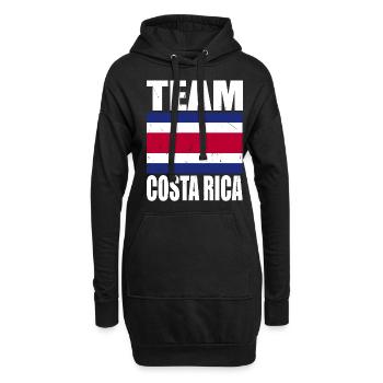 Équipe Costa Rica Football - Sweat-shirt à capuche long Femme - noir - Devant