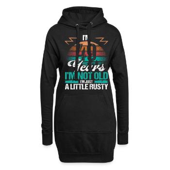 49 Birthday Idea Funny Im not old Humor Year Old49 - Hoodie-Kleid - Schwarz - Vorne