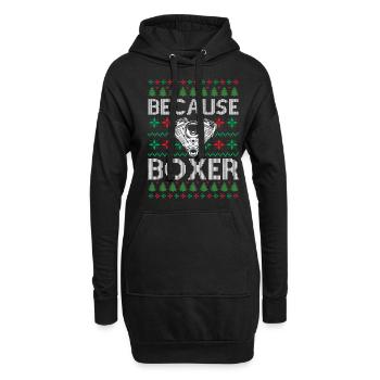 Mécanicien V8 Moteur Voiture Tuning Ugly Christmas - Bec - Sweat-shirt à capuche long Femme - noir - Devant