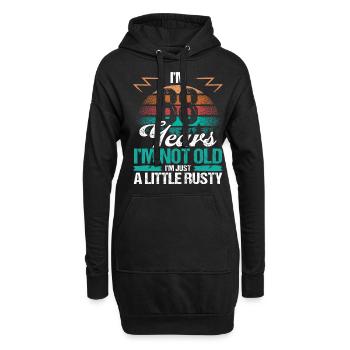 88 Idée d’anniversaire Drôle Je ne suis pas vieux Humour Année - Sweat-shirt à capuche long Femme - noir - Devant