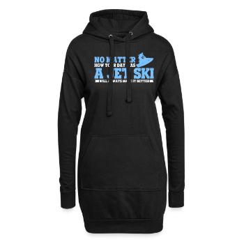 Jet Ski Motoneige Bateau à moteur Sports nautiques - Sweat-shirt à capuche long Femme - noir - Devant