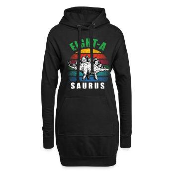 Eight-A Saurus - Hoodie-Kleid - Schwarz - Vorne