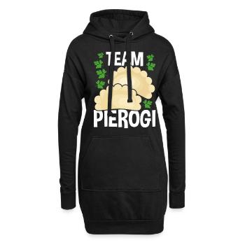 Pierogi Lover Team Pierogi Maker Cuisine polonaise - Sweat-shirt à capuche long Femme - noir - Devant