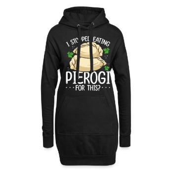 Pierogi Maker J’ai arrêté de manger Pierogi pour cela - Sweat-shirt à capuche long Femme - noir - Devant