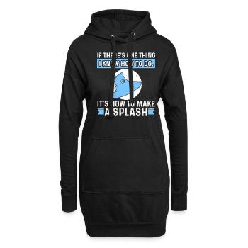 Jetski Jetboot Extremsport Know How To Make Splash - Hoodie-Kleid - Schwarz - Vorne