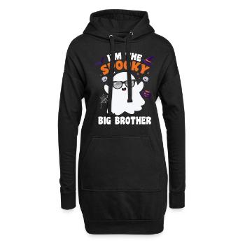 I M The Spooky Big Brother - Hoodie-Kleid - Schwarz - Vorne