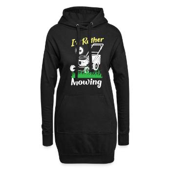 Je préférerais avoir un - Sweat-shirt à capuche long Femme - noir - Devant
