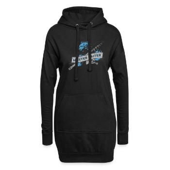 Master Baiter Rutenfischer Fischfischer Angeln - Hoodie-Kleid - Schwarz - Vorne