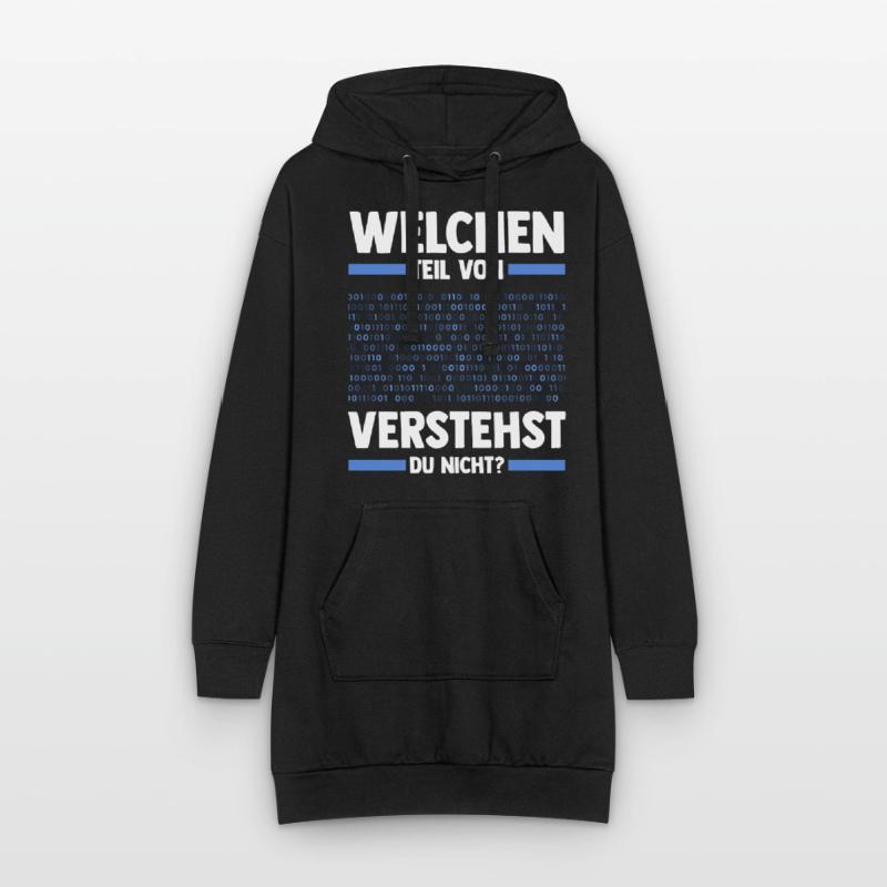 Programmieren Entwickler Coder Programmierer Hoodie-Kleid