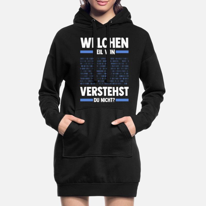 Programmieren Entwickler Coder Programmierer Hoodie-Kleid