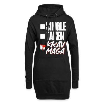 Krav Maga Apparel Israeli Self - Hoodie-Kleid - Schwarz - Vorne