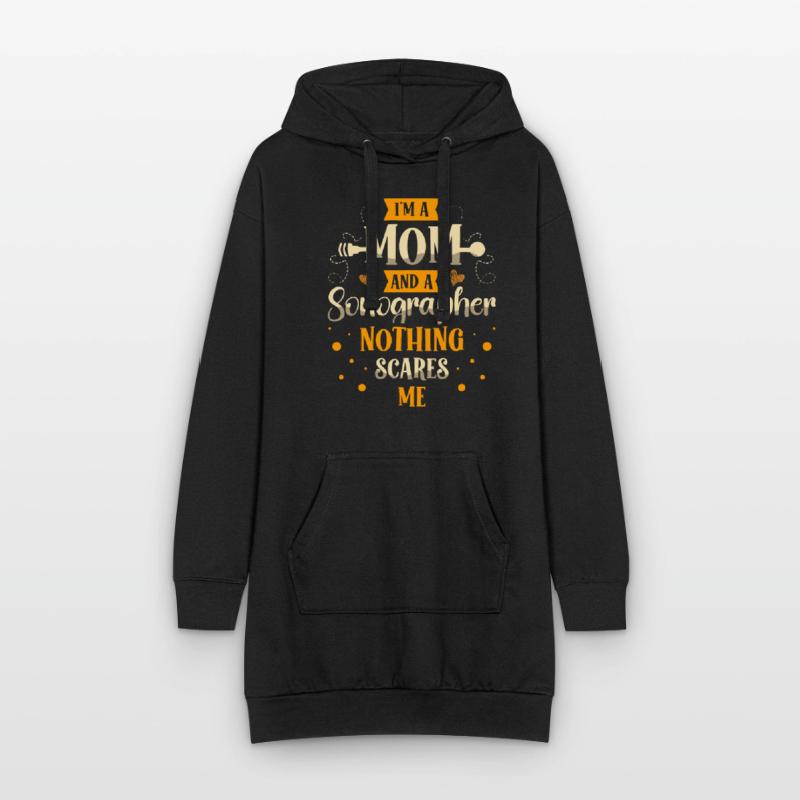 Ich Bin Eine Mutter Und Ein Sonograph, Nichts Hoodie-Kleid