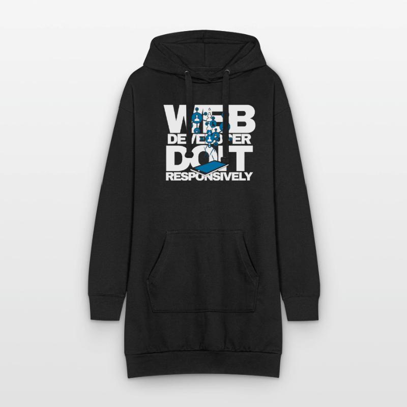 Web Developer Do It Responsively Website Program Hoodie Dress