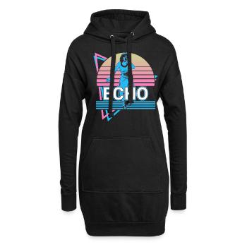 Echo Göttin Antike Griechisch Griechische Mytholog - Hoodie-Kleid - Schwarz - Vorne