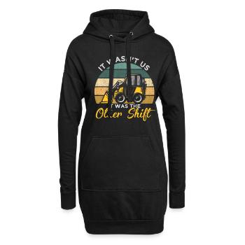 Wir waren es nicht, es waren die Anderen - Hoodie-Kleid - Schwarz - Vorne