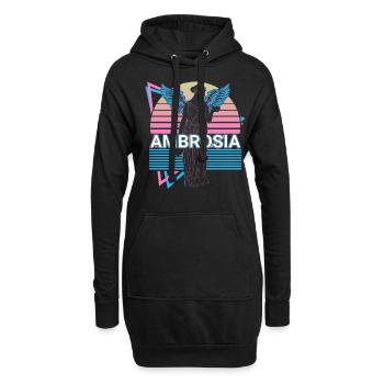 Déesse Ambrosia Mythologie grecque antique - Sweat-shirt à capuche long Femme - noir - Devant