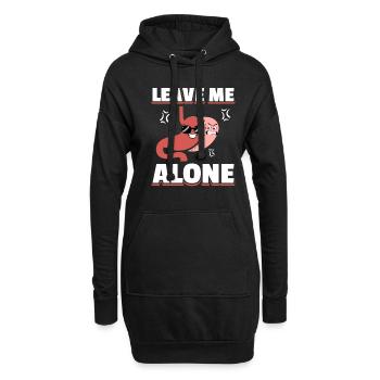 Bastric Sleeve Lassen Sie mich in Ruhe für Gastric - Hoodie-Kleid - Schwarz - Vorne
