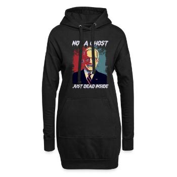 Pas un fantôme juste mort à l’intérieur de Bidden - Sweat-shirt à capuche long Femme - noir - Devant