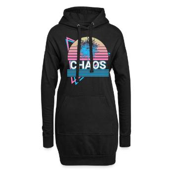 Chaos Griechischer Gott Antike Griechische Mytholo - Hoodie-Kleid - Schwarz - Vorne