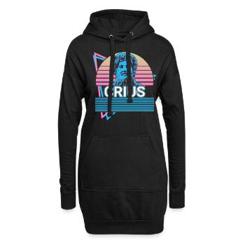Crius Griechischer Gott Antike Griechische Mytholo - Hoodie-Kleid - Schwarz - Vorne