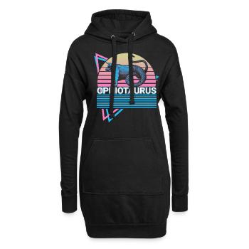 Ophiotaurus Fabelwesen Antike griechische Mytholog - Hoodie-Kleid - Schwarz - Vorne