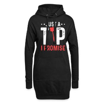 Juste un conseil que je promets à Darts Jersey Darts Team - Sweat-shirt à capuche long Femme - noir - Devant