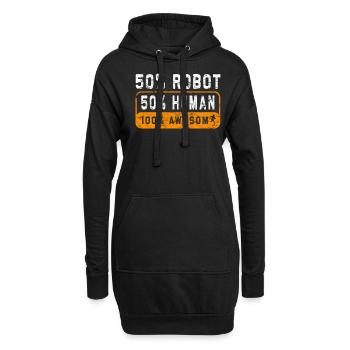 Chirurgie de prothèse d’humour amputée Amputation - Sweat-shirt à capuche long Femme - noir - Devant