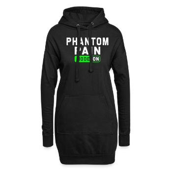 Chirurgie de prothèse d’humour amputée Amputation - Sweat-shirt à capuche long Femme - noir - Devant