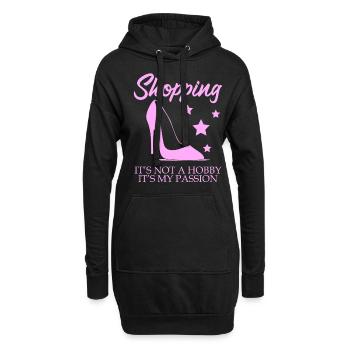 Shopping Schuhe High Heels - Hoodie-Kleid - Schwarz - Vorne