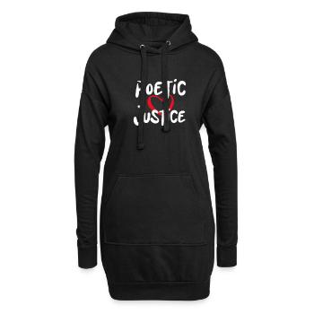 Hip Hop Rap Musique Rappeur Hiphop Cadeau - Sweat-shirt à capuche long Femme - noir - Devant