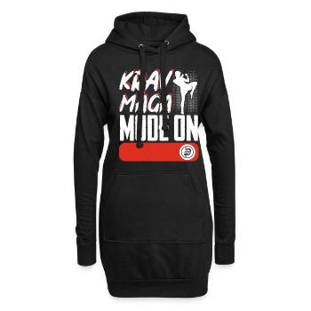 Krav Maga Apparel Israélien Self - Sweat-shirt à capuche long Femme - noir - Devant