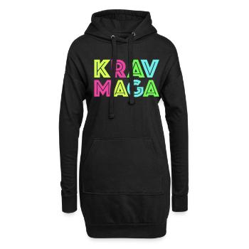 Krav Maga Apparel Israélien Self - Sweat-shirt à capuche long Femme - noir - Devant